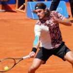 Stefanos Tsitsipas Barcelone coup droit