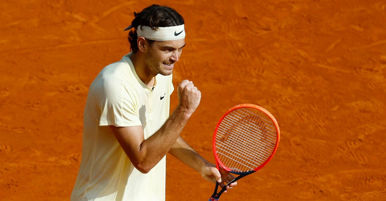 Taylor Fritz Monte Carlo célébration poing serré