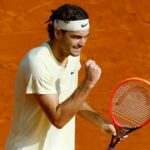 Taylor Fritz Monte Carlo célébration poing serré