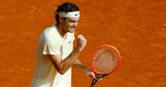 Taylor Fritz Monte Carlo célébration poing serré