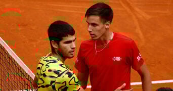 Carlos Alcaraz et Fabien Marozsan, Rome 2023