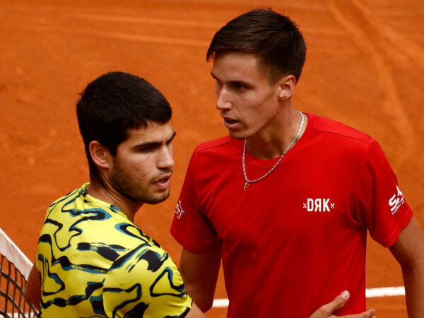 Carlos Alcaraz et Fabien Marozsan, Rome 2023