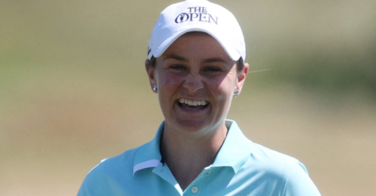 Ashleigh Barty jouant au golf - © AI / Reuters / Panoramic