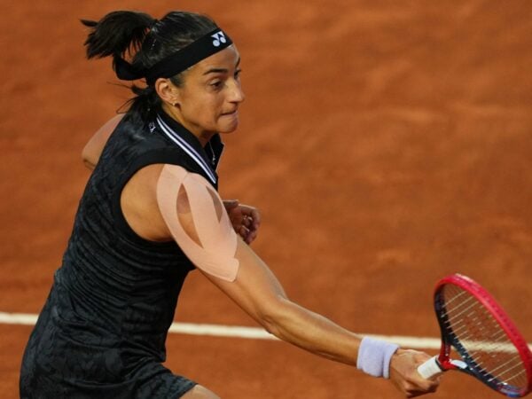 Caroline Garcia Rome 2023 contre-amortie coup droit