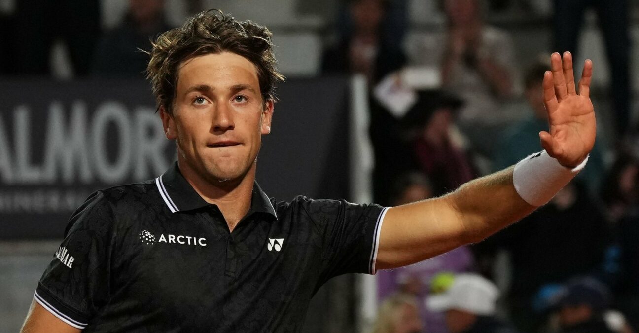 Casper Ruud Rome 23 joie victoire
