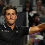 Casper Ruud Rome 23 joie victoire