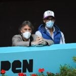 Gerard Tsobanian et Feliciano Lopez masques Madrid 2021