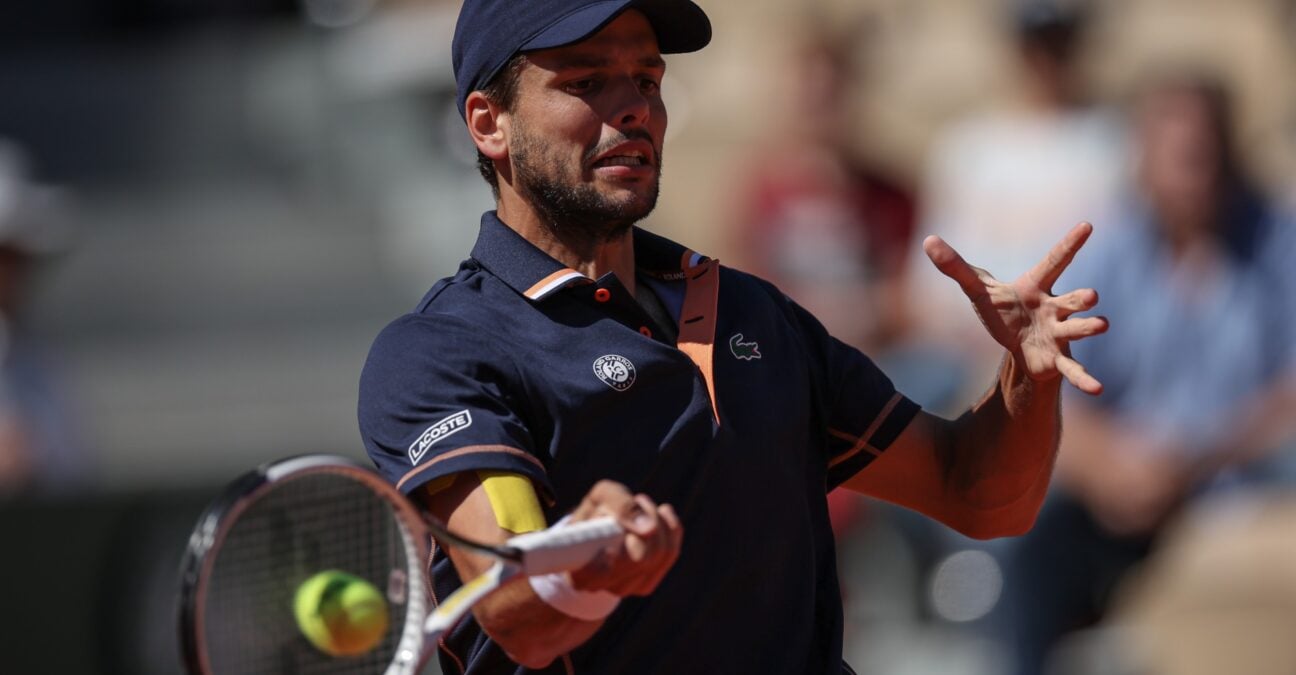 Gregoire Barrere Roland Garros 2022 coup droit