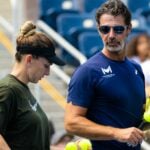Halep et Mouratoglou, US Open 2022