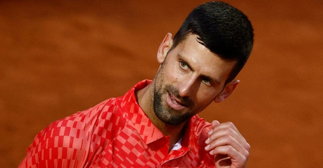 Novak Djokovic Rome 2023 reaction regard