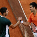 Carlos Alcaraz, et Novak Djokovic, Madrid 2022