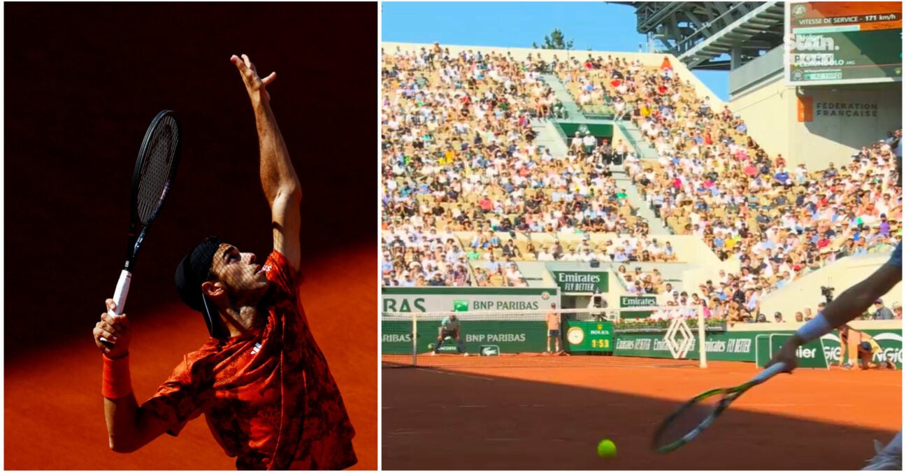 Francisco Cerundolo, double bounce against Holger Rune