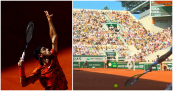 Francisco Cerundolo, double bounce against Holger Rune