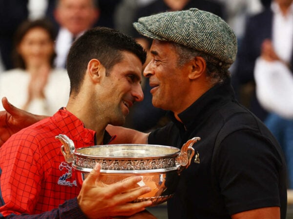 Novak Djokovic et Yannick Noah, 2023