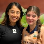 Miyu Kato et ramasseuse de balle