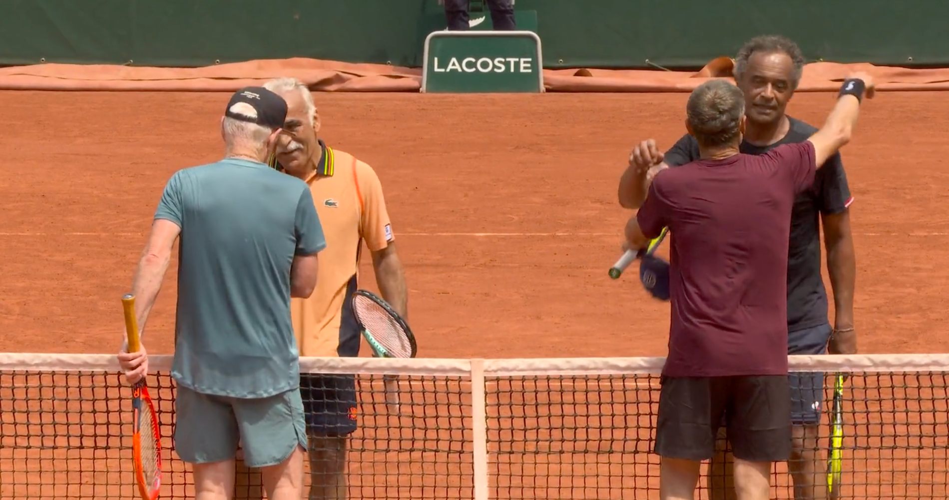 Yannick Noah, Mats Wilander, Roland-Garros 2023