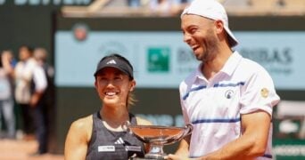 Miyu Kato et Tim Puetz - Roland-Garros 2023 © Imago / Panoramic