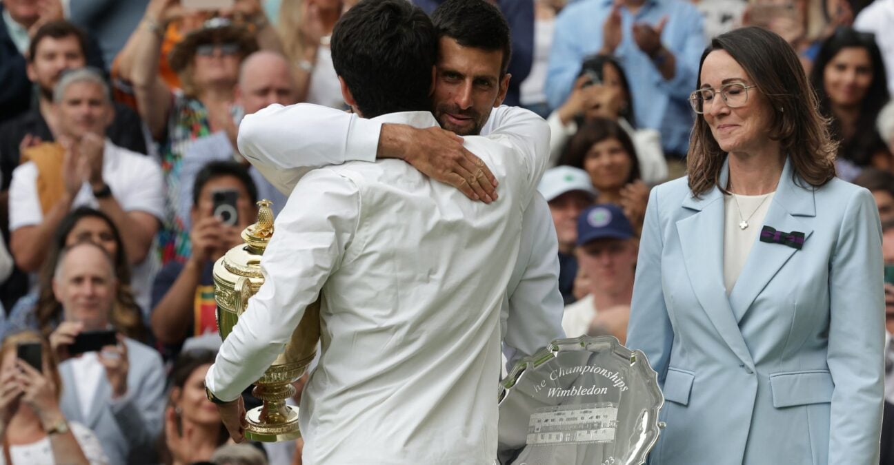 Novak Djokovic et Carlos Alcaraz, Wimbledon 2023