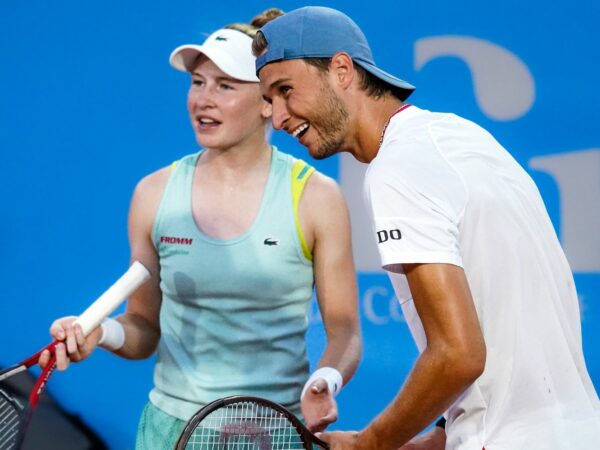 Leandro Riedi et Celine Naef - Hopman Cup 2023