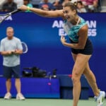 Aryna Sabalenka au premier tour de l'US Open 2023