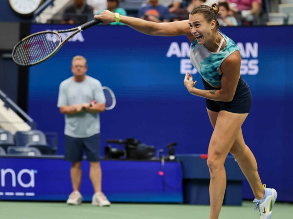 Aryna Sabalenka au premier tour de l'US Open 2023