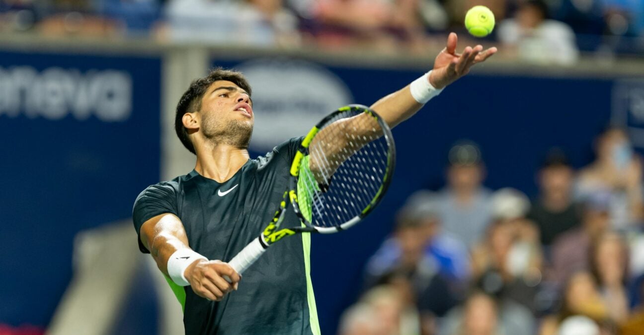 Carlos Alcaraz Toronto 2023 service