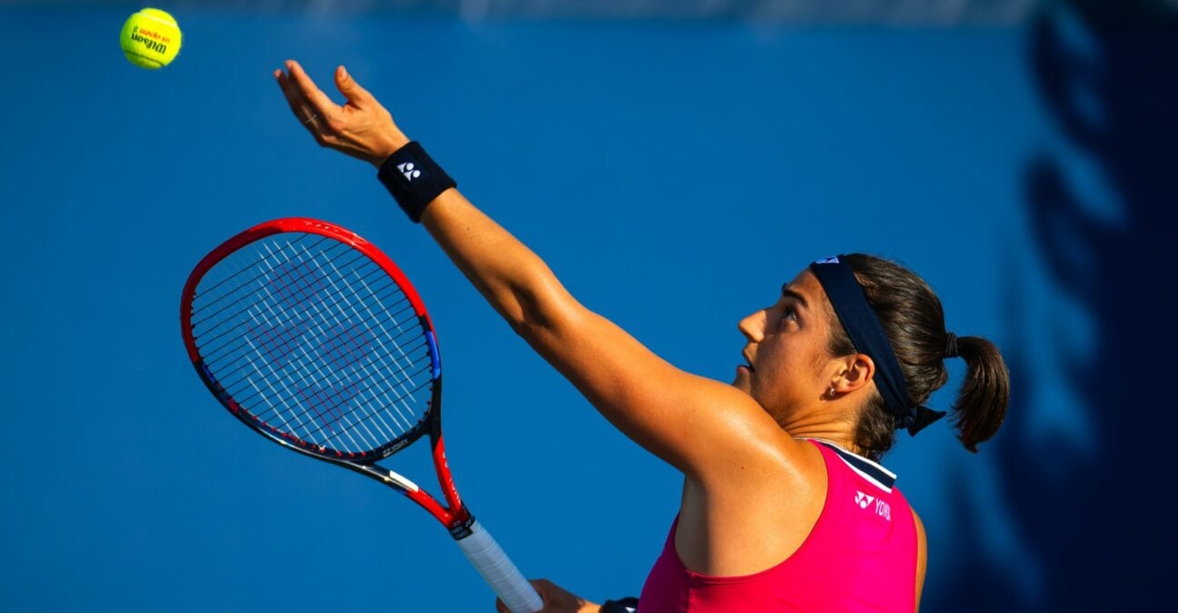 Caroline Garcia Cincinnati 2023 service