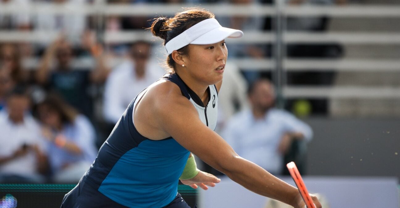 Claire Liu Varsovie 2023 volée coup droit