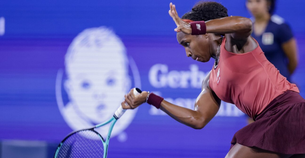 Coco Gauff Cincinnati 2023 coup droit