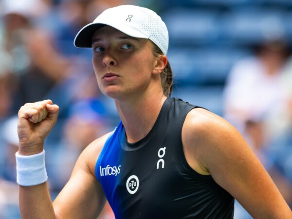 Iga Swiatek US Open 2023 poing serré