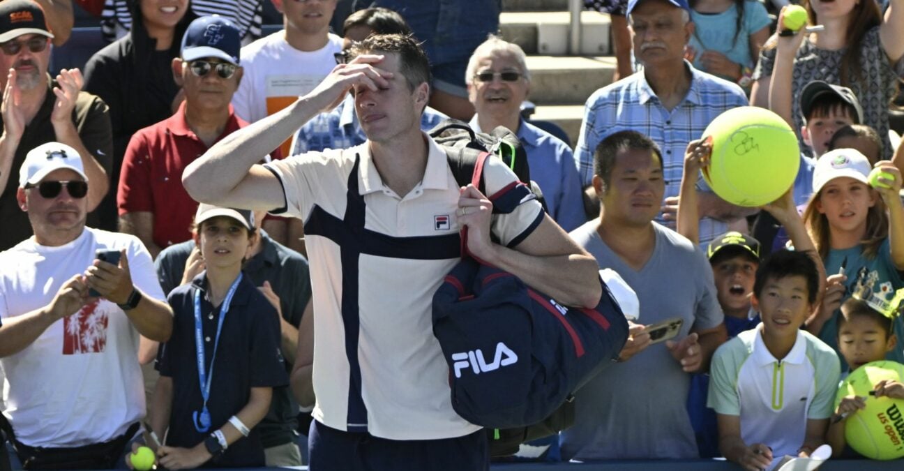 John Isner US Open 2023 larmes adieux