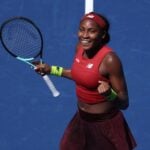 Coco Gauff US Open 2023 joie