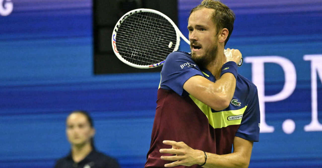 Coup droit de Daniil Medvedev US Open 2023