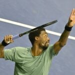 Gaël Monfils US Open 2023 service