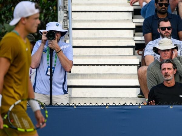 Holger Rune et Patrick Mouratoglou, Cincinnati 2023