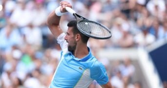 Novak Djokovic US Open 2023 coup droit
