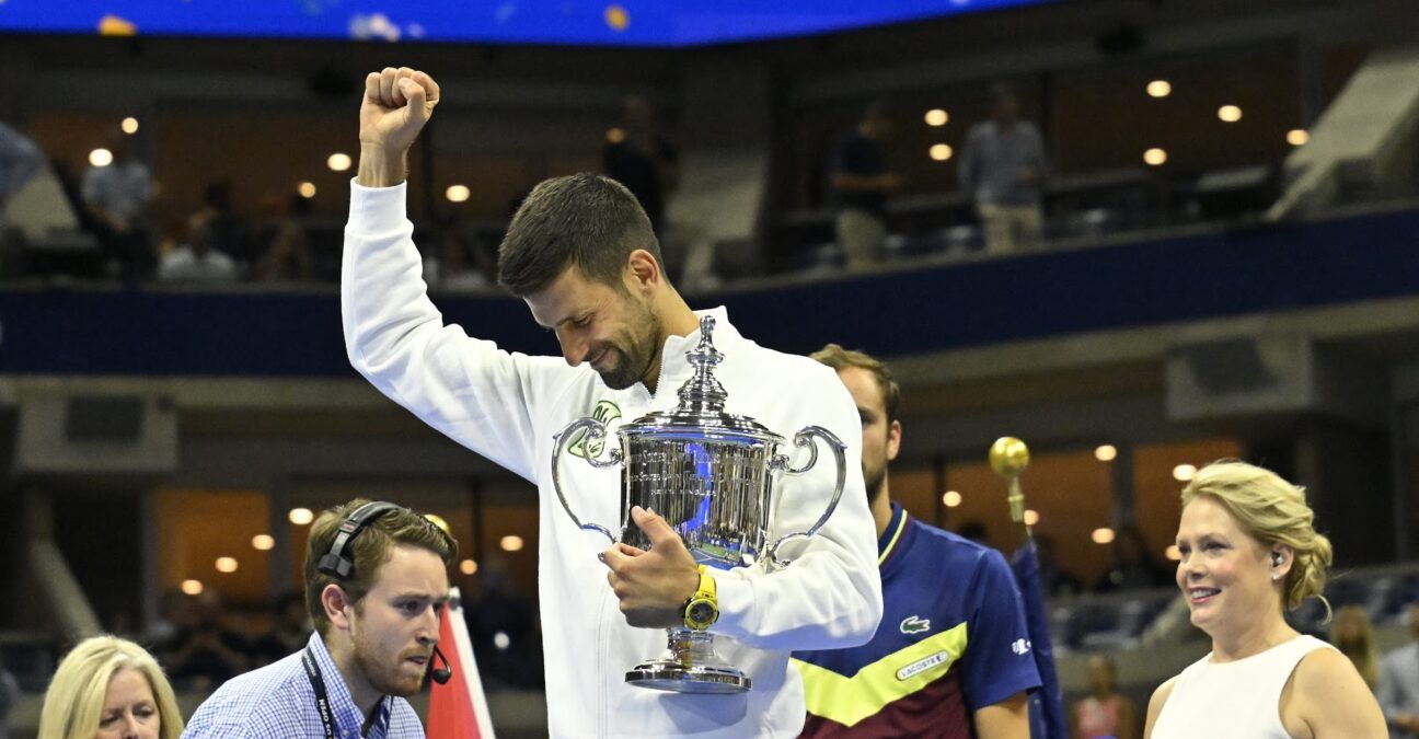 Novak Djokovic US Open 2023 (Chryslene Caillaud _ Panoramic)