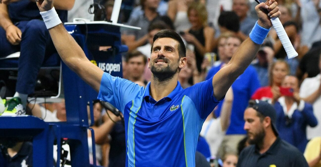 Novak Djokovic US Open 2023 (Chryslene Caillaud _ Panoramic)