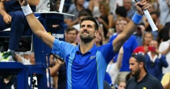 Novak Djokovic US Open 2023 (Chryslene Caillaud _ Panoramic)
