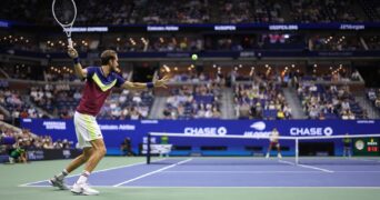 Daniil Medvedev et Carlos Alcaraz - US Open 2023