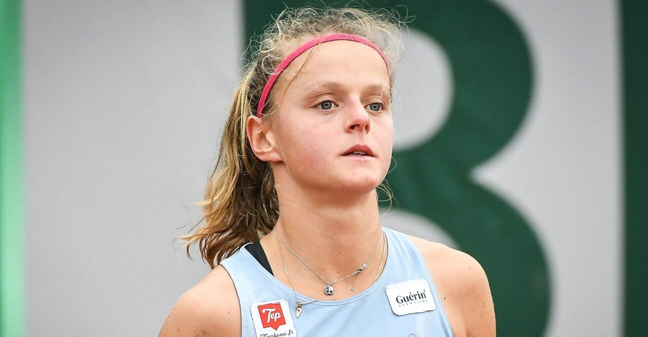 Alice Robbe Roland-Garros 2023 déception gros plan visage