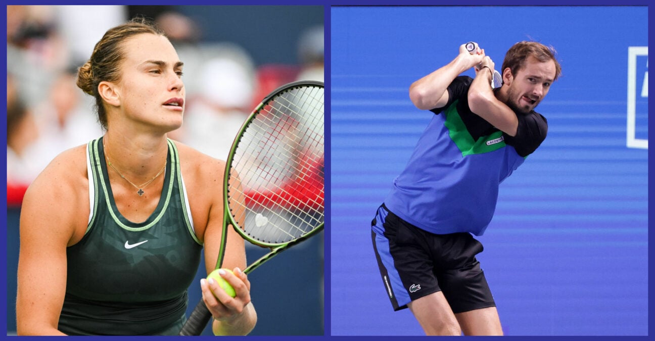 Aryna Sabalenka and Daniil Medvedev