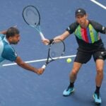 Bopanna Ebden US Open 2023 double volée coup droit