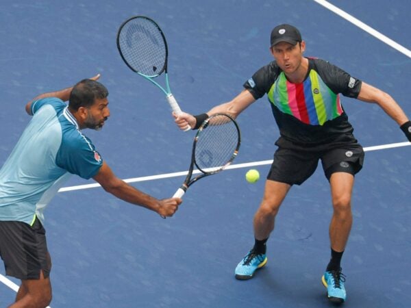 Bopanna Ebden US Open 2023 double volée coup droit