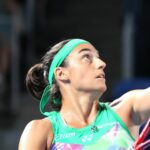 Caroline Garcia Tokyo 2023 service lancer de balle