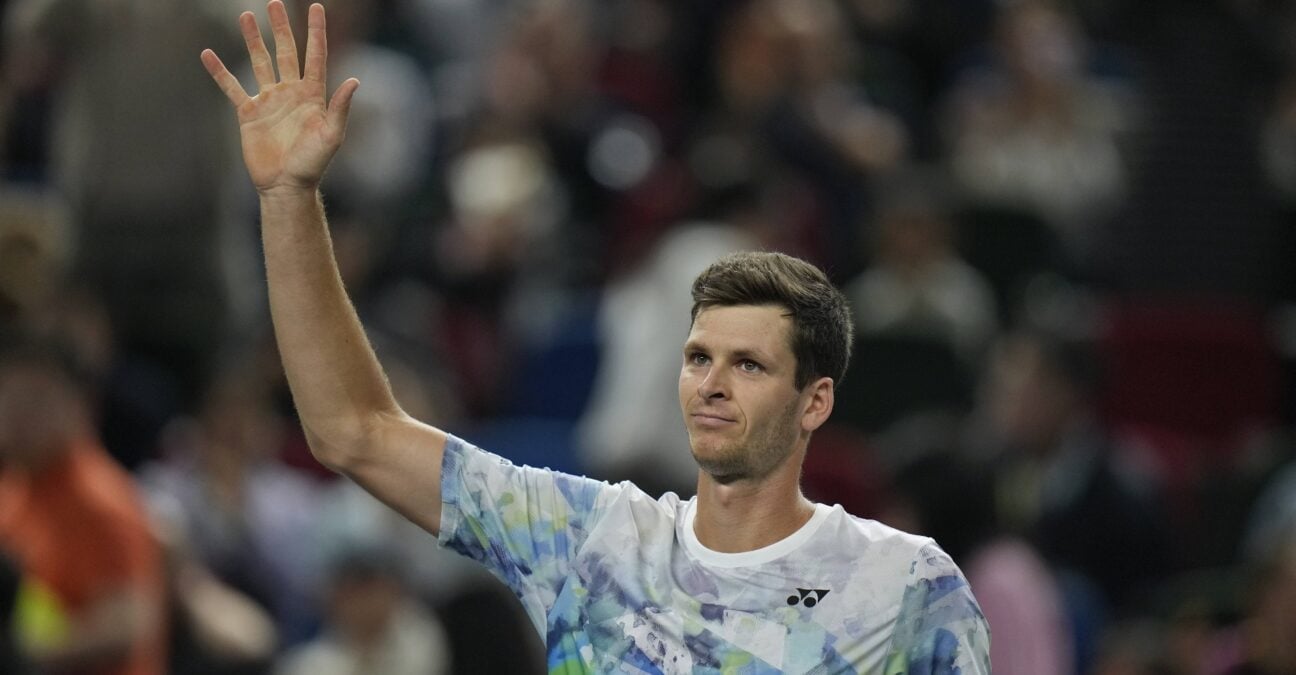Hubert Hurkacz Shanghai 2023 (© Andy Wong/AP/SIPA)