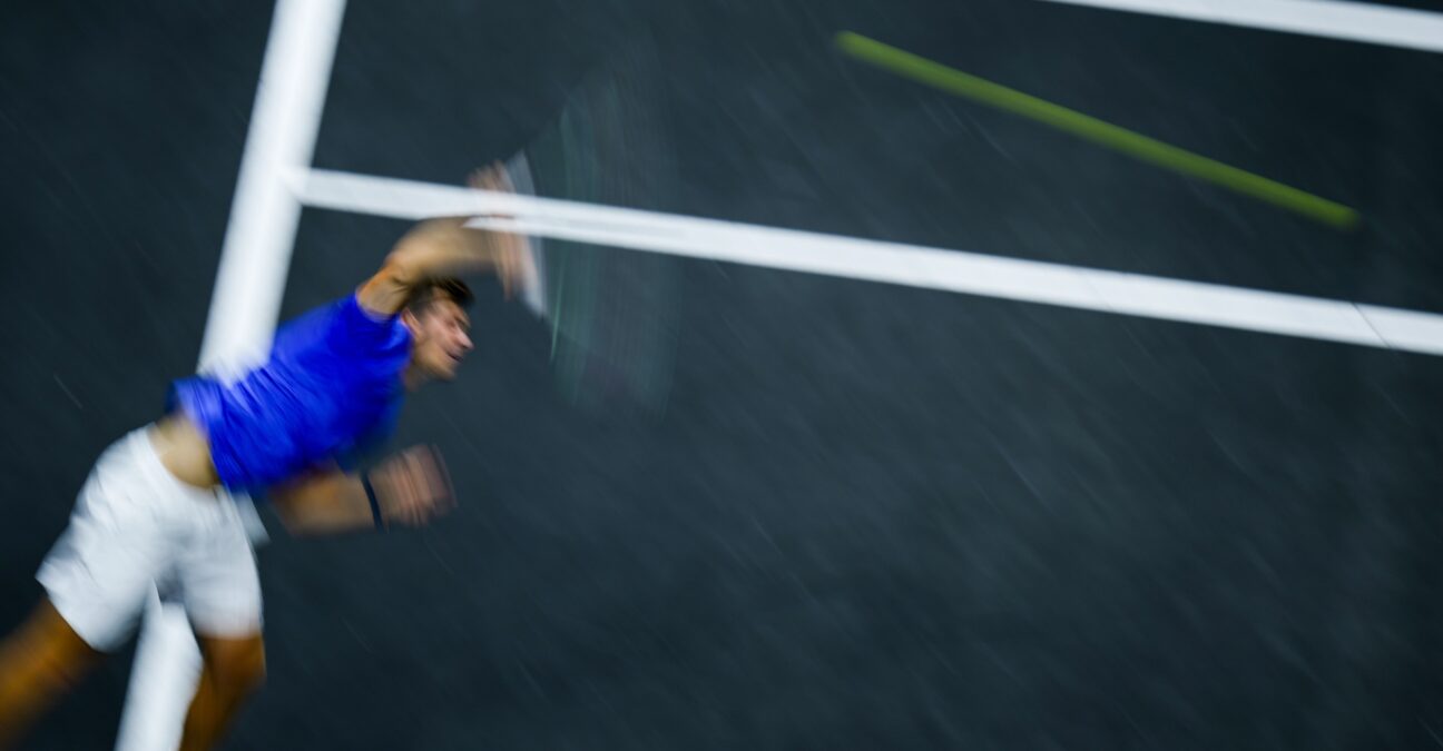 Hubert Hurkacz Laver Cup 2023 service