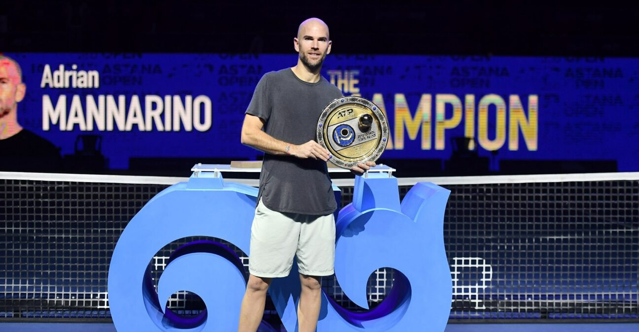 Adrian Mannarino Astana 2023 trophée