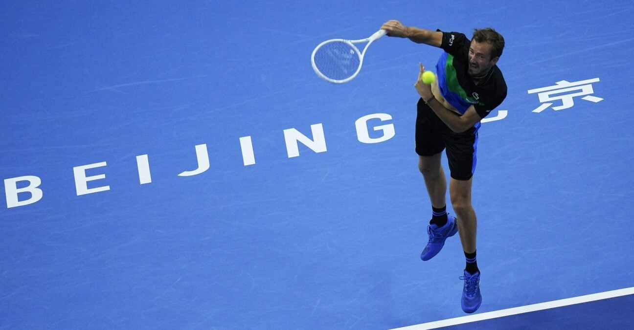 Daniil Medvedev Pékin 2023 service