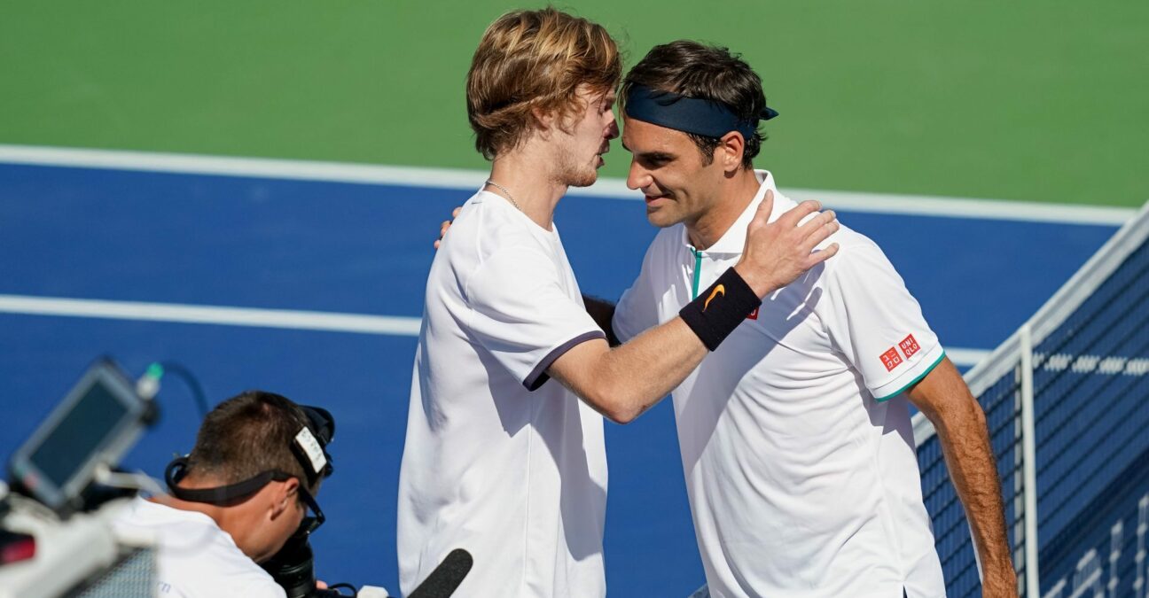 RUBLEV_FEDERER_CINCINNATI_2019 (© Icon SMI / Panoramic)